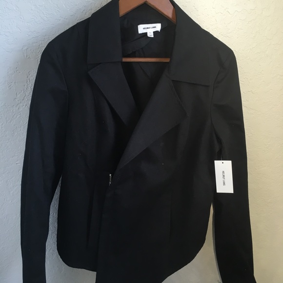 Helmut Lang Motorcycle Jacket Black Cotton - Picture 3 of 5